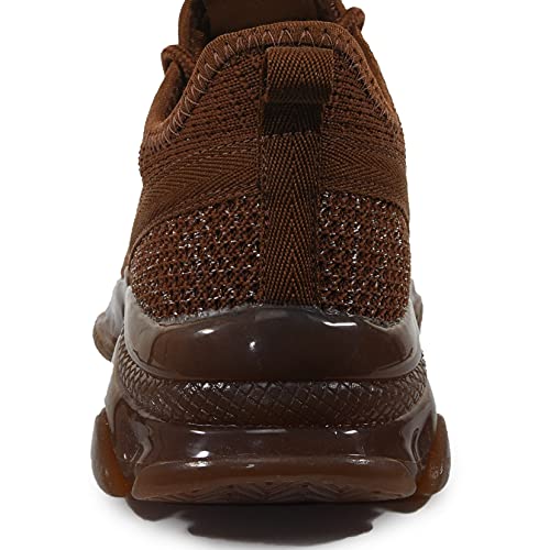 Cloudair Women's Vesta Casual Fashion Sneaker -7.5 Brown #TOP3