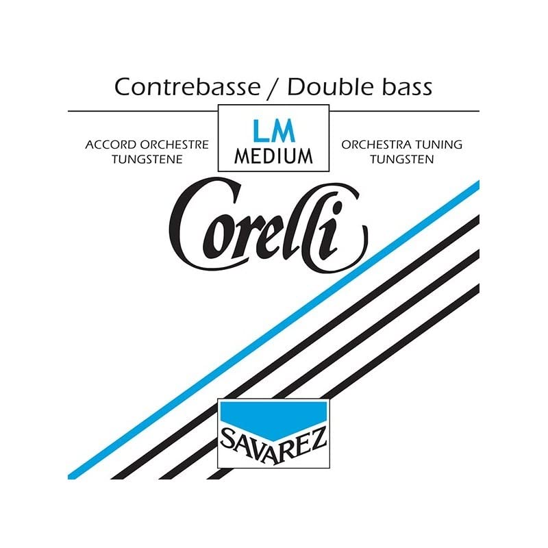 Corelli - Cuerda contrabajo Corelli orquesta tungsteno 374M 4ª Mi Medium 4/4 - ACCCBCOORTU4ªM
