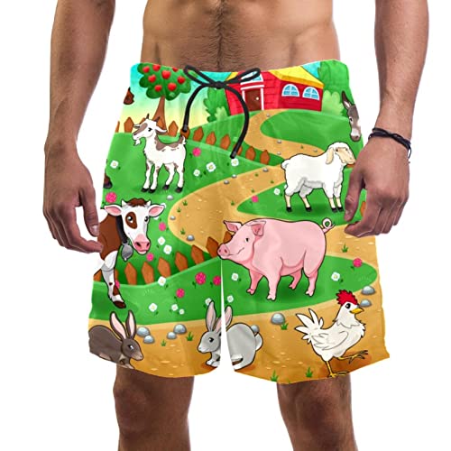 Maillot de bain pour homme imprimé ferme séchage rapide pour la plage