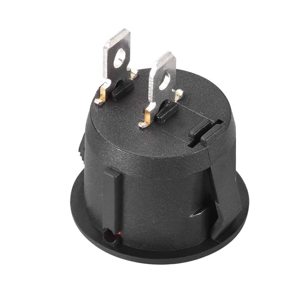 Interruptor Redondo Basculante SPST ON/OFF 2 pin, 1 Unidad - imagen 2