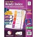 Avery(R) ExtraWide™ Ready Index(R) Table Of Contents Dividers, 1-5 Tabs, Multicolor