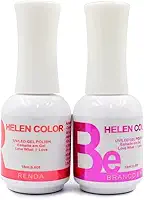 KIT ESMALTE EM GEL FRANCESINHA HELEN COLOR 18ML RENDA BRANCO PURO