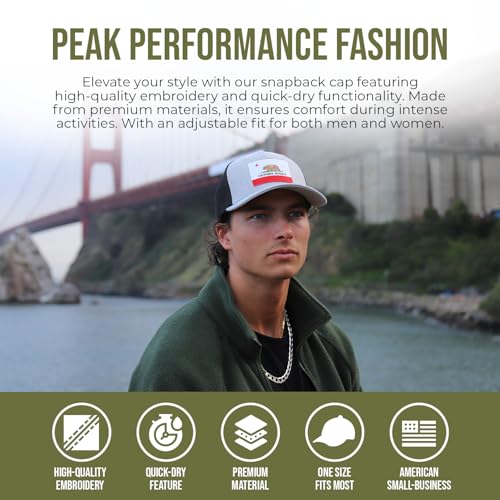 Image of International Tie State Hat for Men and Women, Adjustable Snapback Trucker Baseball Cap with Embroidered Patch
