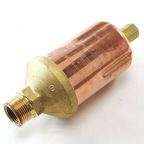 Hoffman Water Vent 79, 1/2" NPT F, 3/4" M, 75 psig