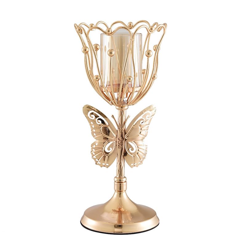 Bougeoirs votifs en fer de style nordique pour decoration de table