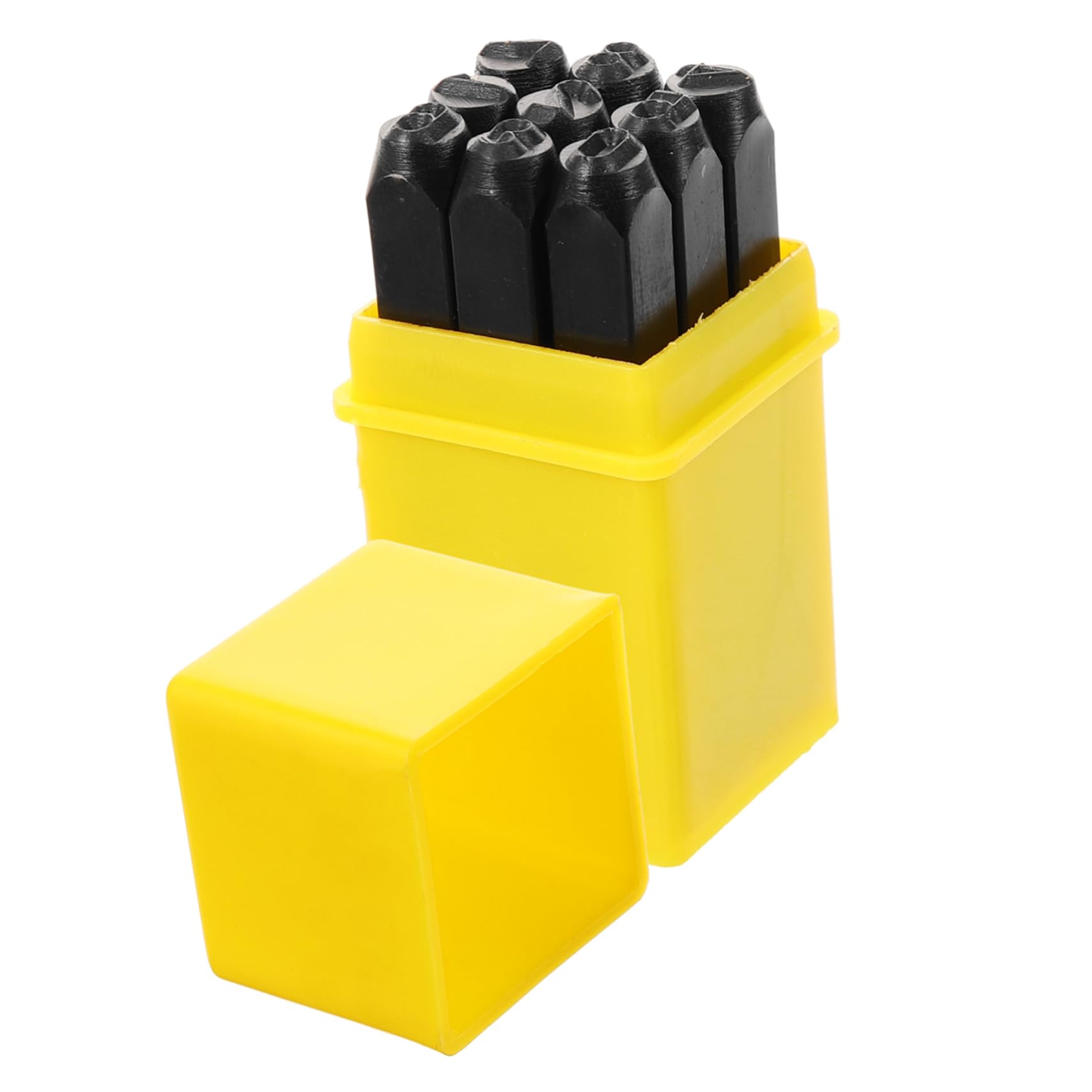 ERINGOGO 9pcs Steel Font Punching Tool Set Number Marking Stamps Embossed Number Embossing Stamps Custom for Stamping Making Craft Branding Stamp Tools Press Number Stamp Stamp Black