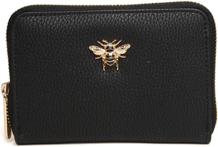 Bromley Purse Credit Card Holder Vegan Leather, Navy, Small, Casual