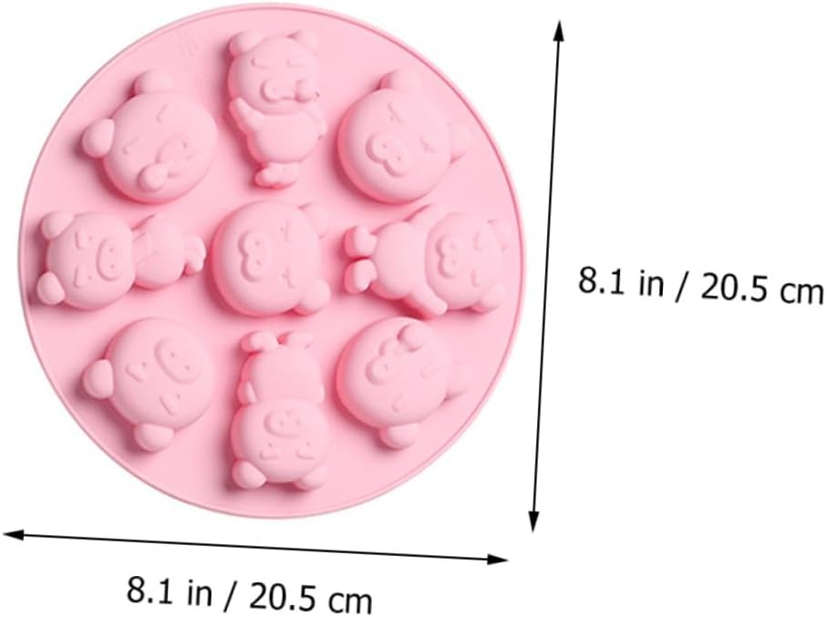 2pcs Silicone Biscuits Mould Cake Mold Baking Dishes for Oven for Fondant