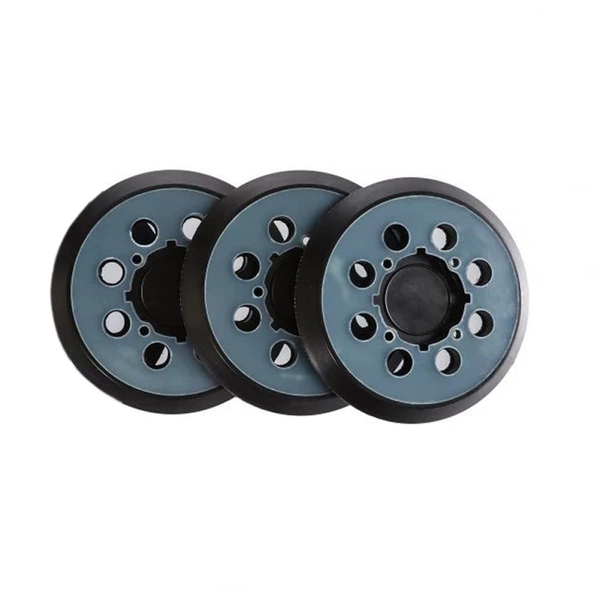 DAZZLEEX Protezione per cuscinetti di supporto, 3 pezzi, 125 mm, 8 fori, per levigatrice DWE6423