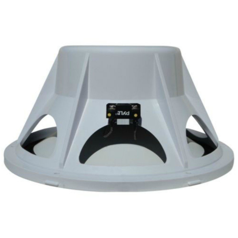 Pyle 1 SUBWOOFER PLMRW8 Sub Chubasquero Marino WÁTERPROOF 8" 20,00 CM 200 MM Blancos por EMBARCACIONES Barco BALSA Piscina Individual Bobina 4 Ohm DE 200 VATIOS RMS Y 400 VATIOS MAX 1 Pieza