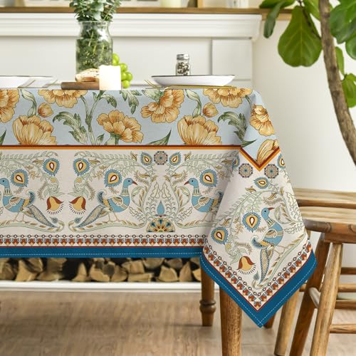 Horaldaily REGULAR-TABLECLOTH Rustic Rectangular Tablecloth 60X84 Inch thumb #3