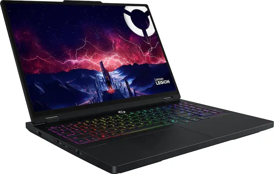 Image of Lenovo Legion Pro 5 16 inch Gaming Laptop, AMD Ryzen 7 8745HX, GeForce RTX 5060, WQXGA (2560x1600) OLED, Wi-Fi7, Backlit KB, Win11 (32GB DDR5 RAM | 1TB PCIe SSD), Eclipse Black + 2TB Flash Drive, W /GaLiMu