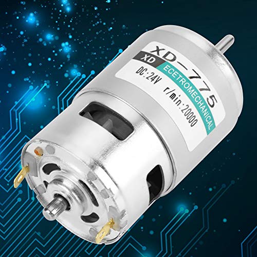 Motor de CC de bajo ruido XD-775 para proyectos estables a batería 5