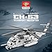 Helixsun CH-53E Super Stallion Helicopter Building Kit, 1/35 Military Helicopter Building Blocks for Kids Ages 11+, MOC-127265 Army Airplane Bricks Toys (2,192 Pieces)