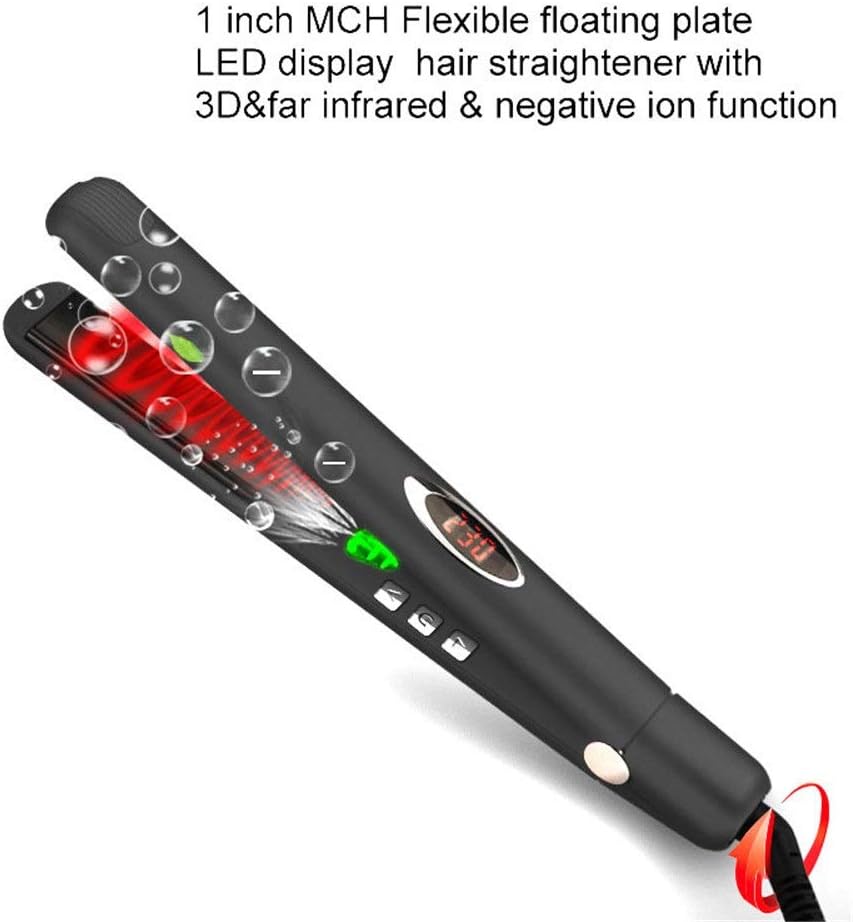 ferro da stiro piatto per capelli ricci e folti