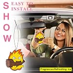 Pounchi Japanese Anime Car Air Freshener Cards (8 Pack) - Image 3