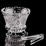 Design élégant - Le design étincelant du seau à glace attire l’attention de tous et s’harmonise parfaitement avec tous les verres à whisky ou carafes à whisky à l’ancienne