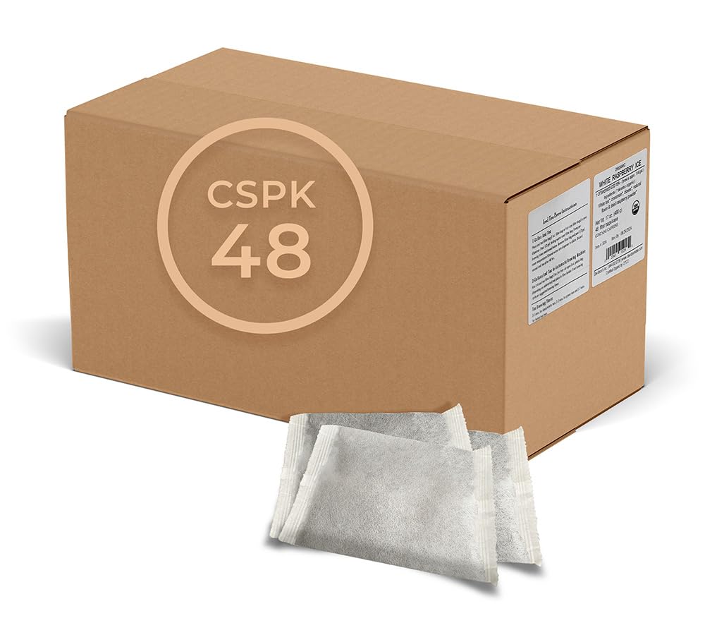 Davidson's Organics, Raspberry Iced Tea, 1 GAL Size Brew Bag, Case of 48