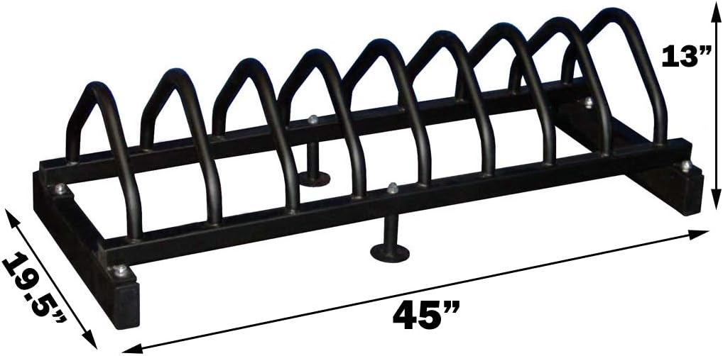 Olympic Bumper Plate Rack (Weights Not Included)