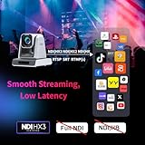 zowietek 4K NDI|HX3 PTZ Camera PoE, 25X Optical Zoom, Simultaneous HDMI & SDI outputs, RTSP/RTMP(s)/SRT, Standalone IP Live Streaming to YouTube, Twitch for Meeting, Church, Event, Teaching - Image 7