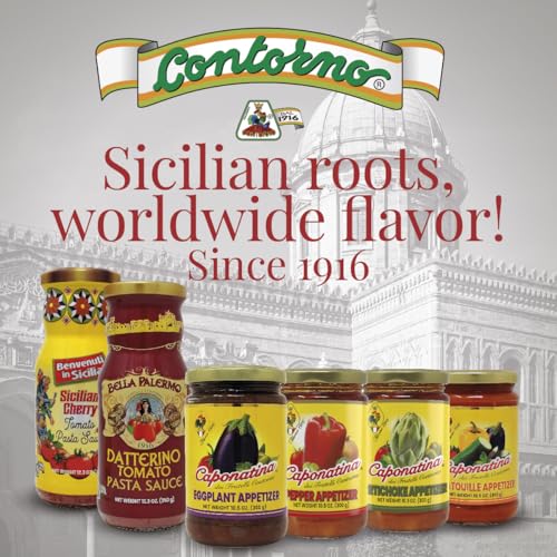 Contorno Pepper Spread (10.6 oz) – Sicilian Caponatina Antipasto for Bruschetta, Pasta & Charcuterie, Natural, Vegetarian, Ready to Eat Italian Appetizer (1 Pack) - image 6