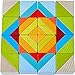 HABA 3D Puzzle Cube Mosaic - 48 Piece Wooden Blocks with 10 Double Sided Template Cards