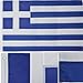 Greece 2' x 3' Ft 210D Nylon Premium Outdoor Embroidered Greek Flag