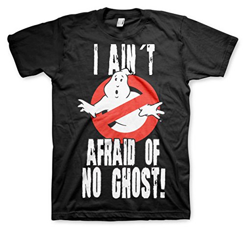 T-Shirt Ghostbusters Noir Idéal pour les Soirées Cinéma et Looks Urbains