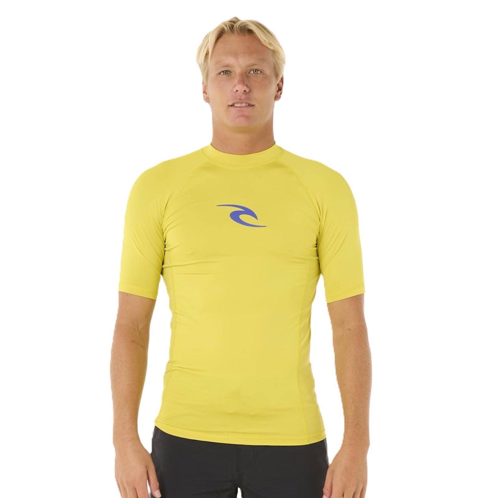 Rip Curl Men's Sulphur Waves Upf 50 Perf Short Sleeve Surf Rash Vest - 2XL