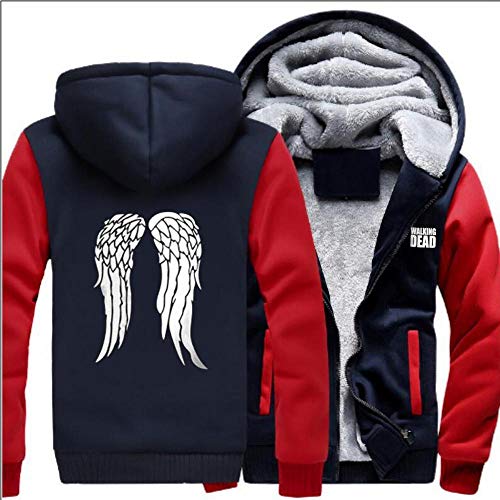 Hombres Sudadera Con Capucha Suéter - The Walking Dead Alas De Impresión Uniforme De La Chaqueta...