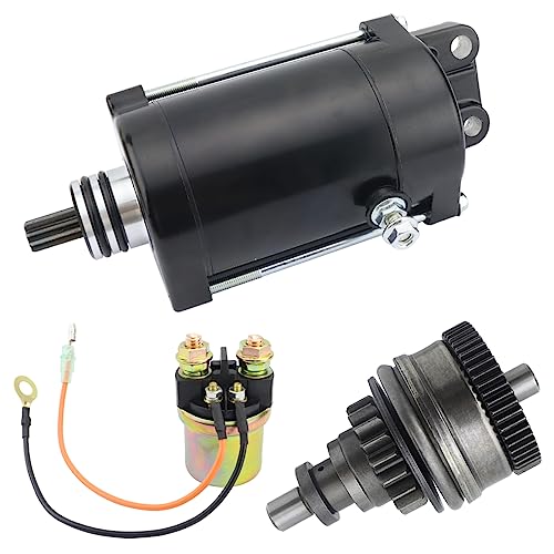 Soarider Starter & Bendix & Relay for Arctic Cat TigerShark PWC 640 770 1993-1999 All Models, Barracuda/Daytona/Montego/Monte Carlo/Montego Deluxe/TS640/TS770,3008-093 3008-327 3008-462 3008-536 18435 by Soarider - Used condition - US$51.77