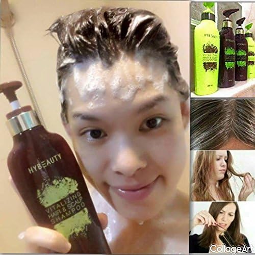 2Pcs Shampoo Scalp & HyBeauty Vitalizing Hair and Conditioner herbal natural.