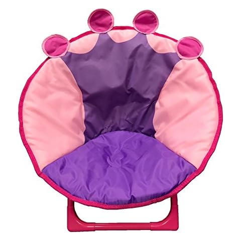 just4baby Kids Children Foldable Bedroom Play Room Moon Chair Moonchair CROWN Design Cover