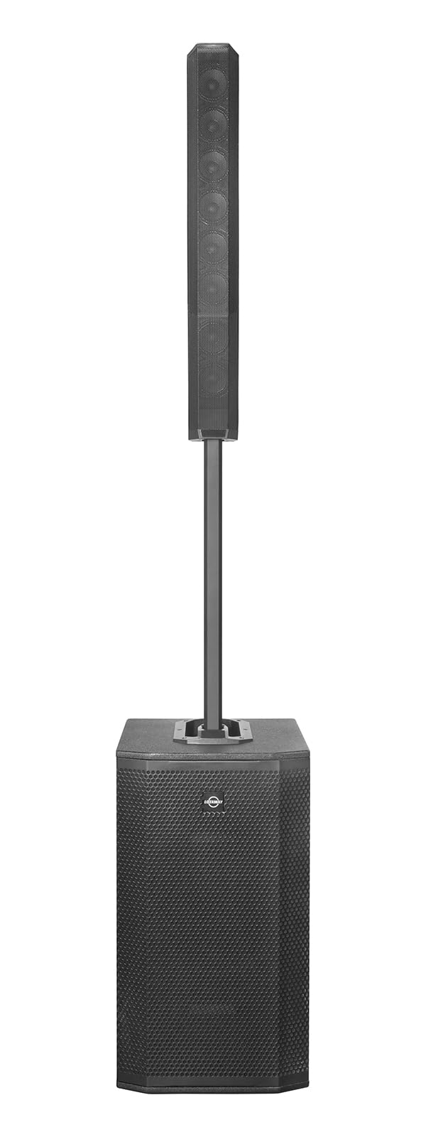 LOTAWAY EQ-1000 15" Column Line Array Speaker System 3600W Outdoor Indoor Portable PA Set with 4 Channel Mixer Powered Tower DJ Speakers Bluetooth Wireless with 15 inch Subwoofer for Party,Gigs,Club