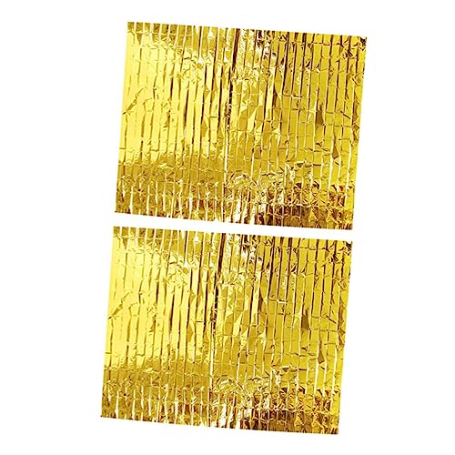 HANABASS Aluminum Foil Blanket 2X Thermal Survival Carpet Emergency Insulated Multifunctional Outdoor Camping Survival Gear