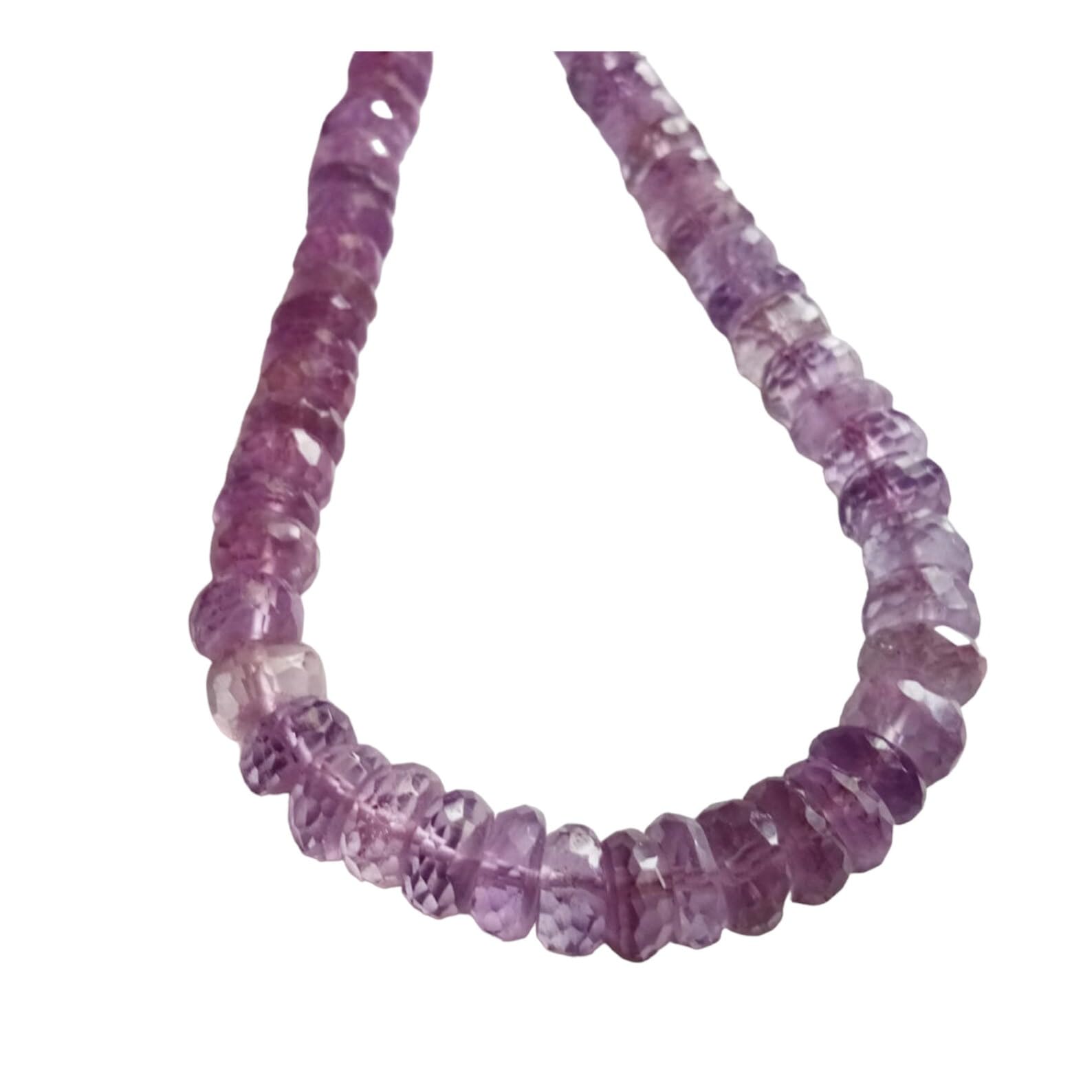 Perles d’améthyste rose créations de colliers bohèmes chics