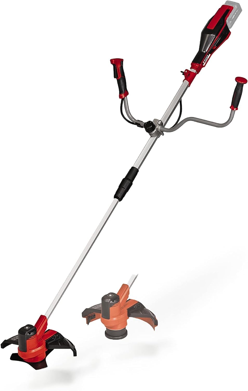 Einhell Akumulatorowa kosa AGILLO 18/200 Power X-Change (litowo-jonowa, 18 V, 7500 min-1, żyłka z automatycznym ostrzem do pisania/nożem 3-zębowym, silnik przedni, uchwyt rowerowy, w zestawie