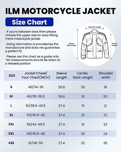 Ilm Motorcycle Jacket Adventure Men's Riding Armored Airflow Jackets Dirt Bike Touring Waterproof All Season Model Rl01 #TOP5