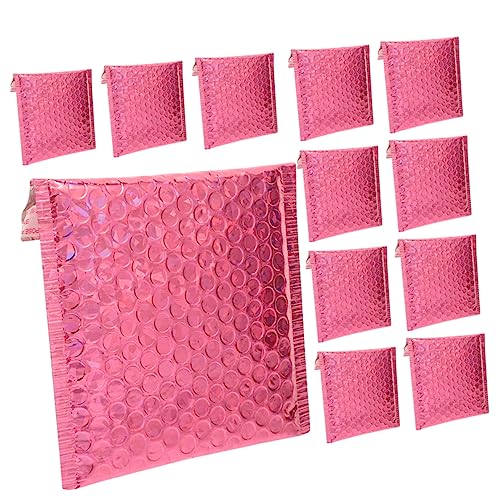 STOBOK Envelopes Bolha Envelopes Coloridos 100 Peças Bolha Colorida Cor Rosada Película De Alumínio
