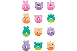 Raymond Geddes Donut Pencil Top Erasers: A Sweet Treat for Your Pencil