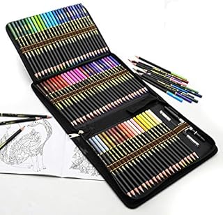 Colouring Pencils, Professional Set of 72 Coloured Penils for Drawing, Sketching, Shading & Coloring, Vibrant Coloured Pencils for Adults & Pro Artists
