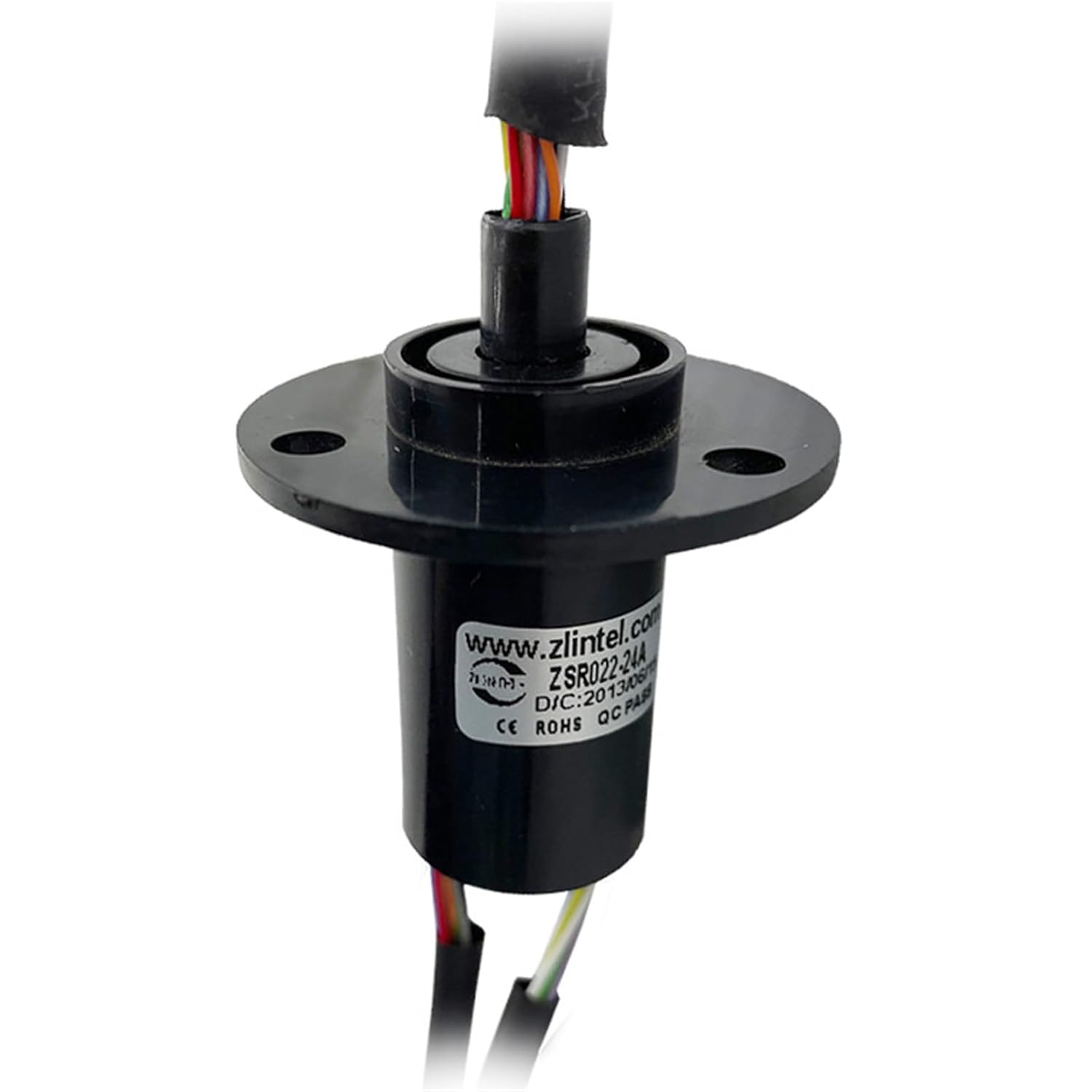 1PCS Cap-Type Conductive Slip Ring 360 Rotation Signal Transmission Conductive Ring 24-Way Signal Transmission Rotary Joint