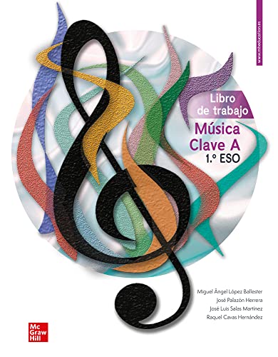Portada de Musica CLAVE A 1 ESO. Cuaderno