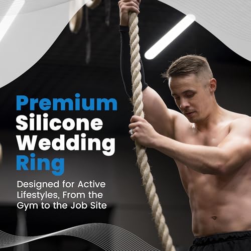 Silicone Wedding Rings - 5 Pack2