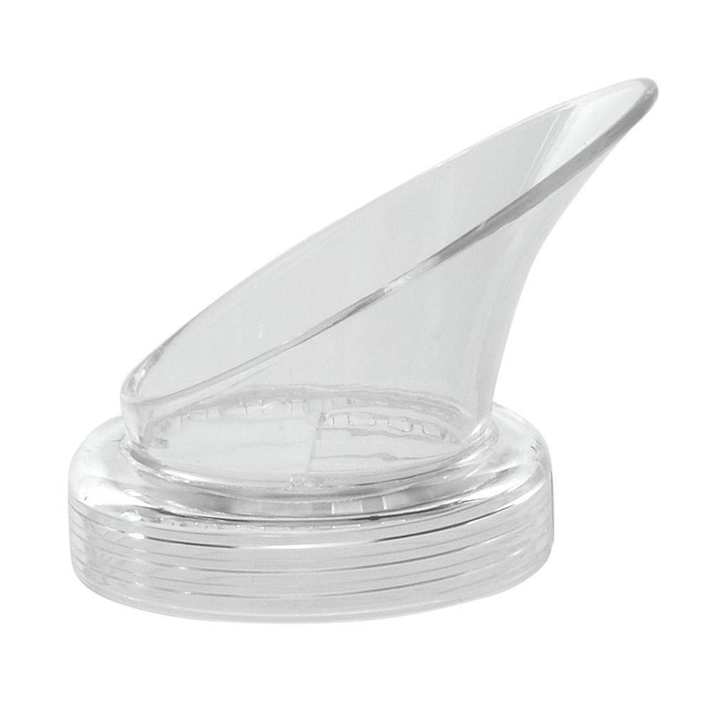 G ET Clear Polycarbonate Large Pour Salad Dressing Dispenser Lid, 12 per Pack