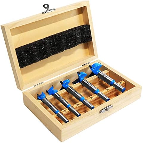 S&R Brocas Forstner para Madera blanda, juego 5 piezas Cover