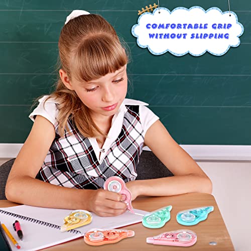 12 Pcs Correction Tape Eraser White Tape Original Correction Wide Tape For School Office Supplies, 0.2 Inch X 39.4 Feet (Rainbow Color) #TOP3