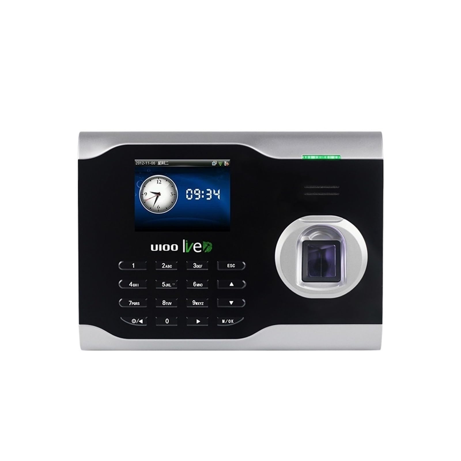 Zegary czasu pracowników, System biometrycznego pomiaru czasu pracy Czytnik linii papilarnych USB Urządzenie elektroniczne do kontroli(U100 IC)