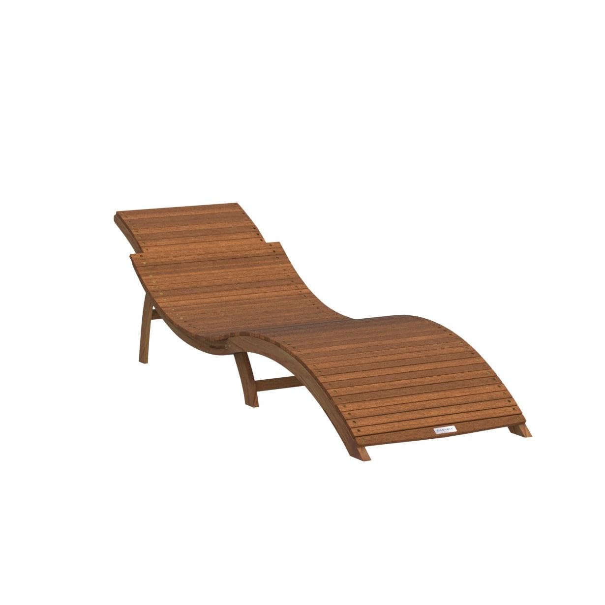 Casaria® Sonnenliege Klappbar Holz FSC®-Zertifiziert 320kg Belastbarkeit 190x60cm Tragegriff Kofferfunktion Garten Balkon Terrasse Gartenliege Klappliege Akazie