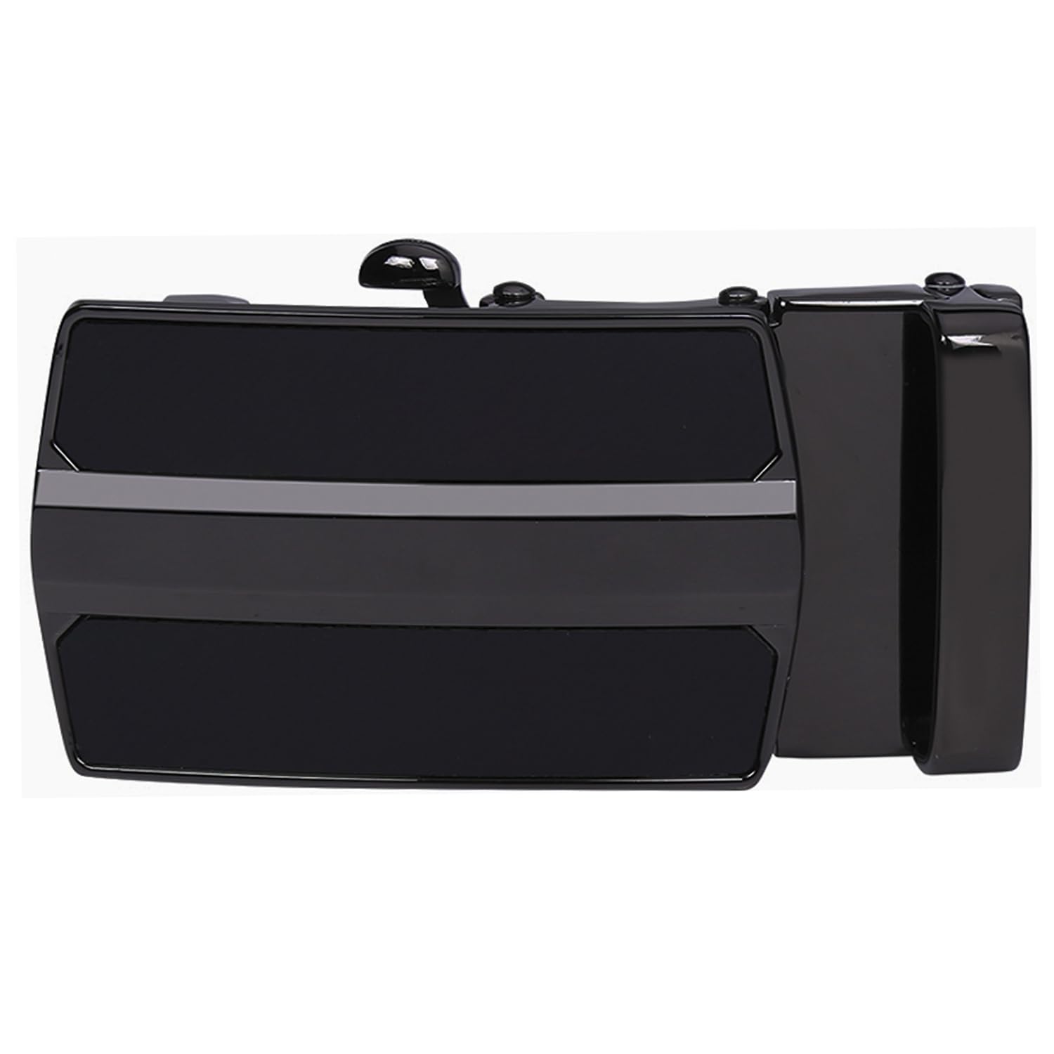 labnoft Men's Auto-Lock Belt Buckle Only (35mm, Shining Black)-picture-10